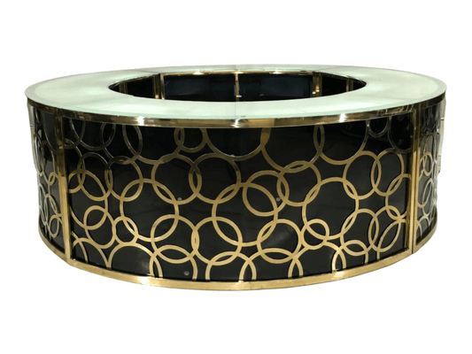 SKYY LOOP CIRCULAR BAR - BLACK W/ GOLD