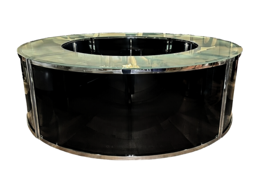 SKYY CIRCULAR BAR - BLACK W/ SILVER