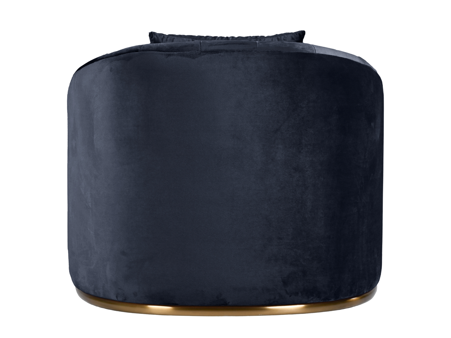 WORLD ARMCHAIR - BLACK - H 29" / W 38" / D 39" *Accepting Orders Now, Available April 2026 The World Armchair in Black features plush velvet material, a channel tufted backrest, and a gold base. Perfect for any event. Explore the WORLD COLLECTION inspired