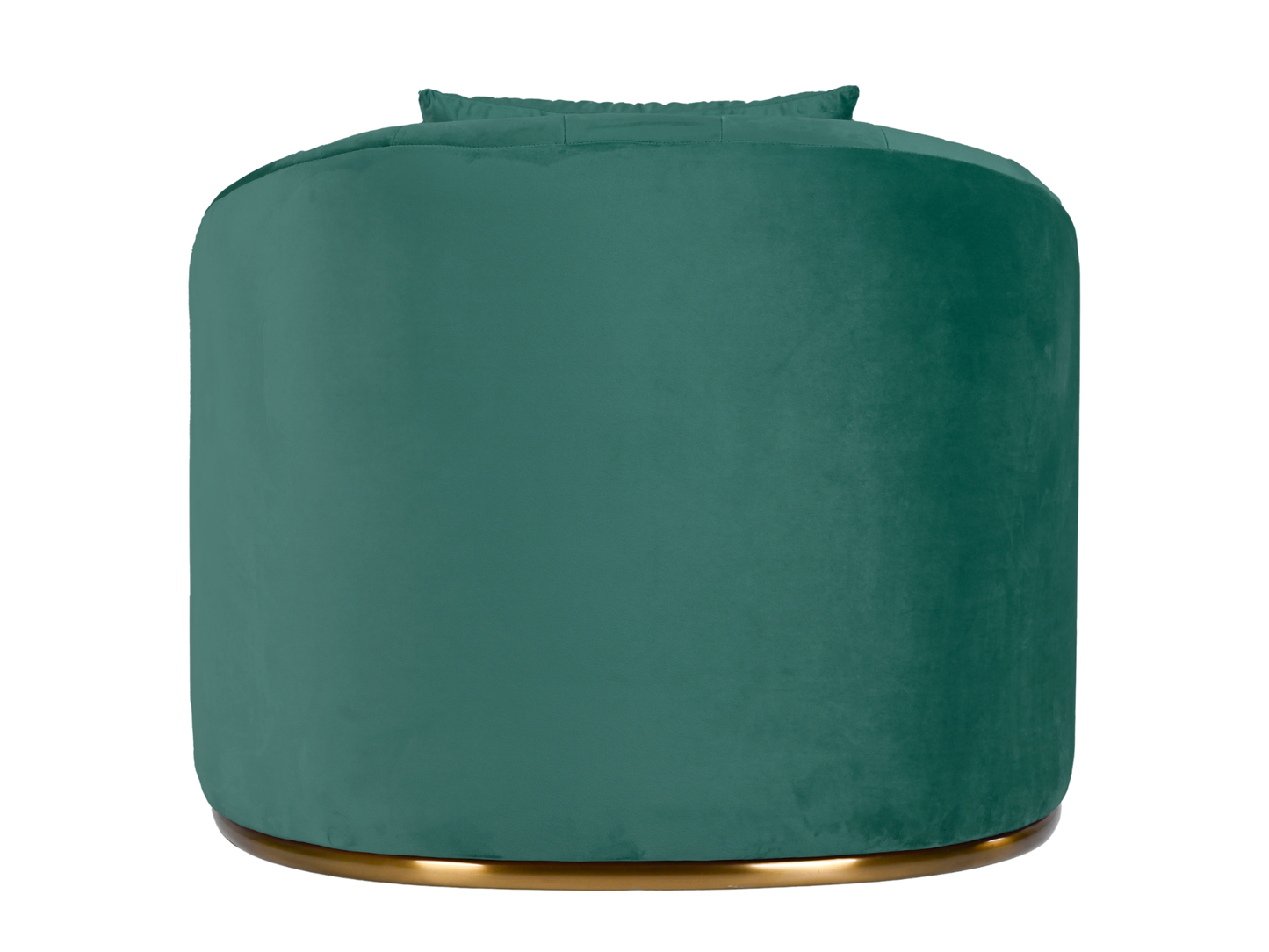 WORLD ARMCHAIR - EMERALD - H 29" / W 38" / D 39" *Accepting Orders Now, Available April 2026 The World Armchair in Emerald features plush velvet material, a channel tufted backrest, and a gold base. Perfect for any event. Explore the WORLD COLLECTION insp