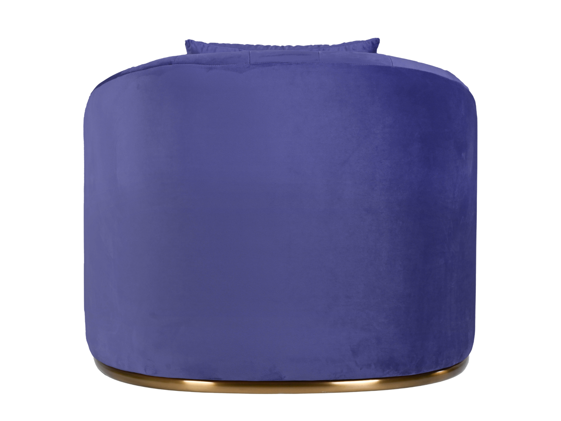 WORLD ARMCHAIR - VIOLET - H 29" / W 38" / D 39" *Accepting Orders Now, Available April 2026 The World Armchair in Violet features plush velvet material, a channel tufted backrest, and a gold base. Perfect for any event. Explore the WORLD COLLECTION inspir