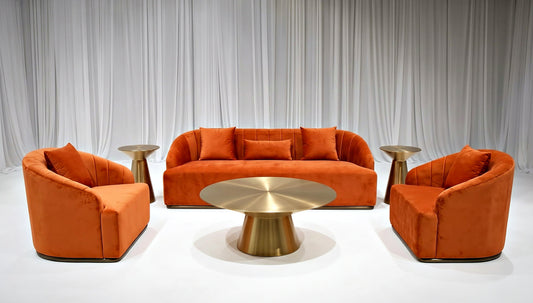 WORLD SOFA GROUPING 1 - ORANGE