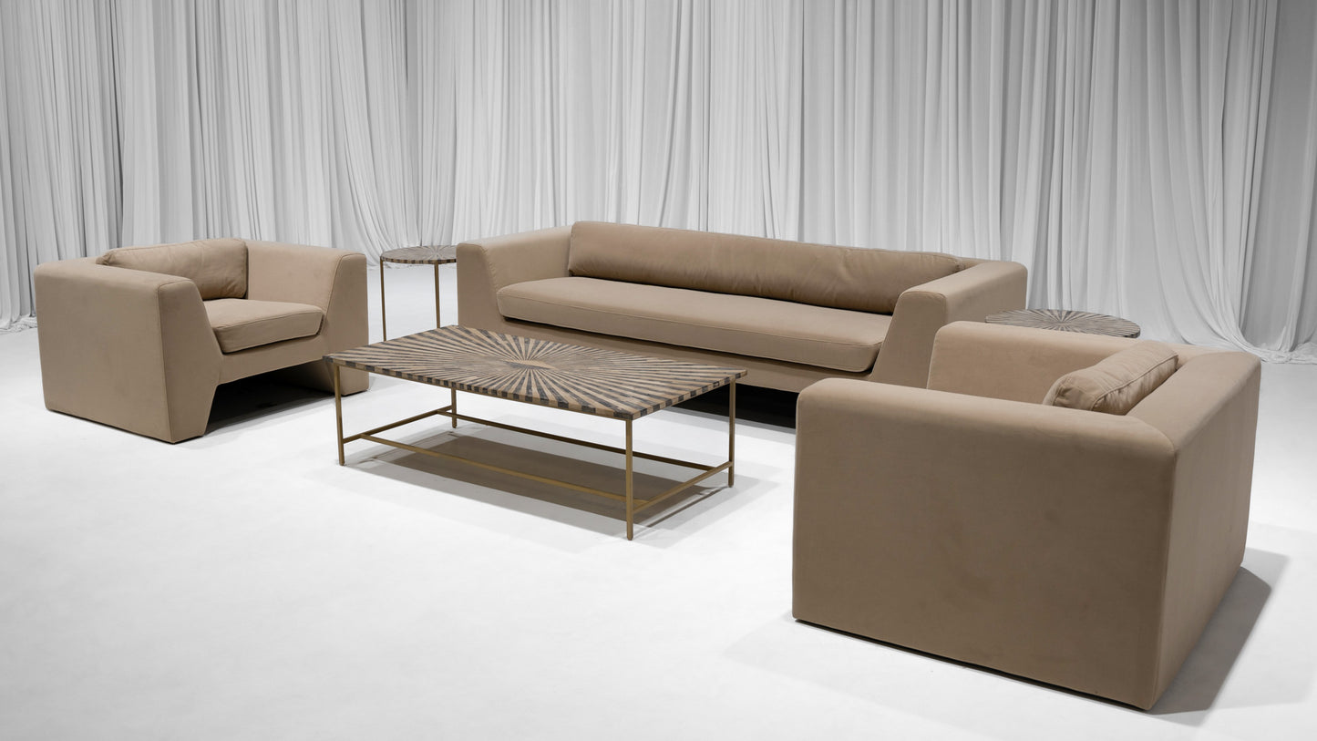 ZELDA SOFA GROUPING 1 - CAMEL