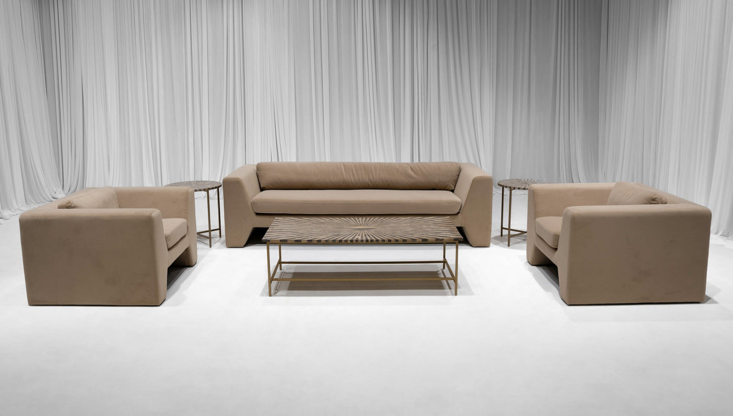 ZELDA SOFA GROUPING 1 - CAMEL
