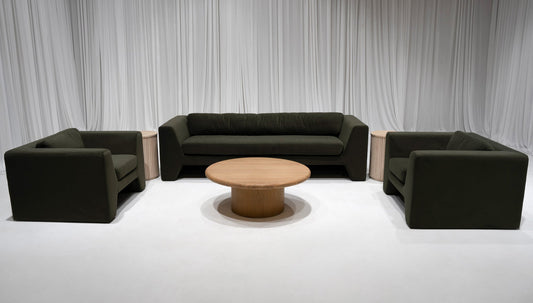 ZELDA SOFA GROUPING 3 - MOSS GREEN