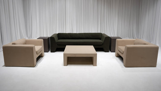 ZELDA SOFA GROUPING 4 - MOSS GREEN