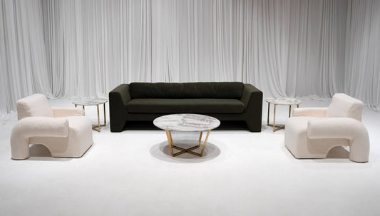 ZELDA SOFA GROUPING 5 - MOSS GREEN