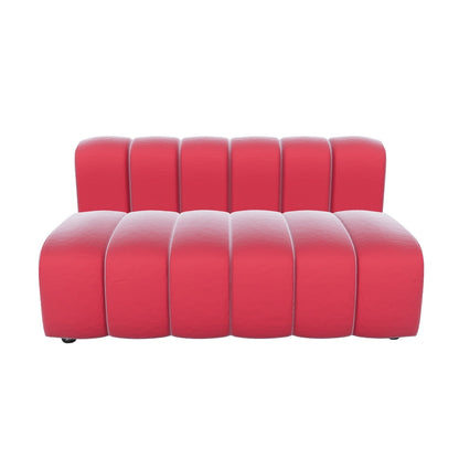 ARC STRAIGHT SOFA SECTION - RED