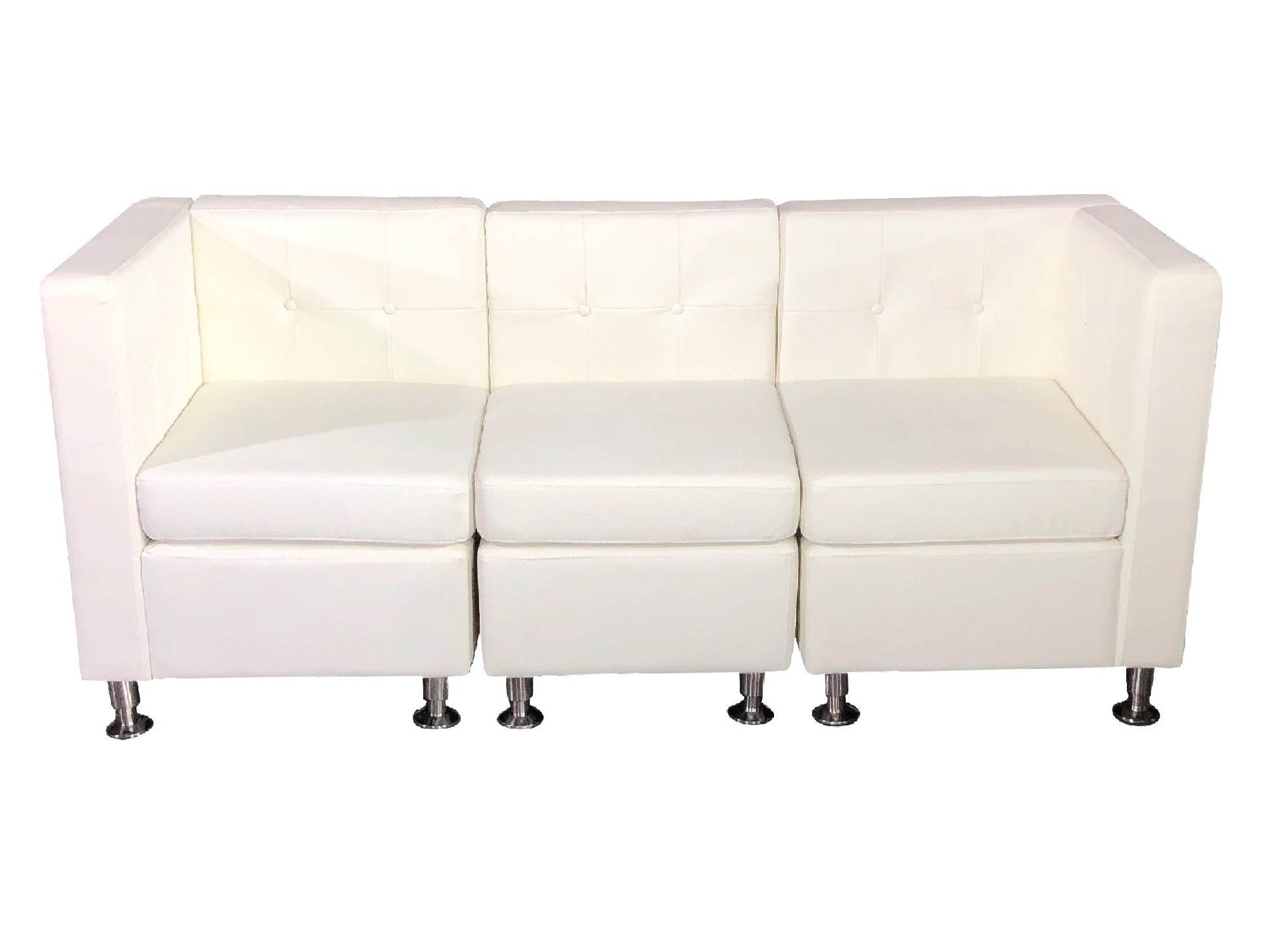 CLUB 3PC SOFA - WHITE