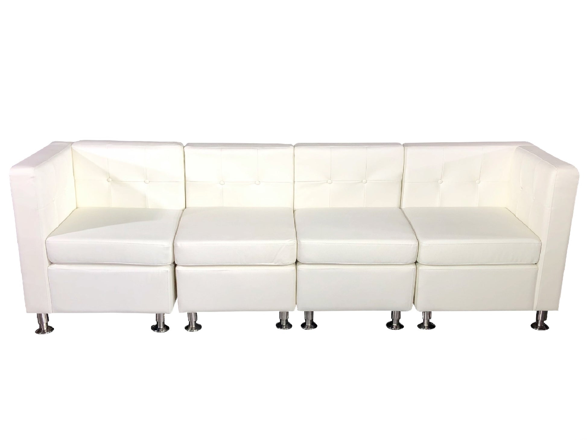 CLUB 4PC SOFA - WHITE