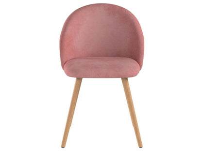 AVALON VELVET CHAIR - DUSTY ROSE