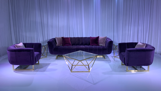 AVENUE SOFA GROUPING 1 - VIOLET