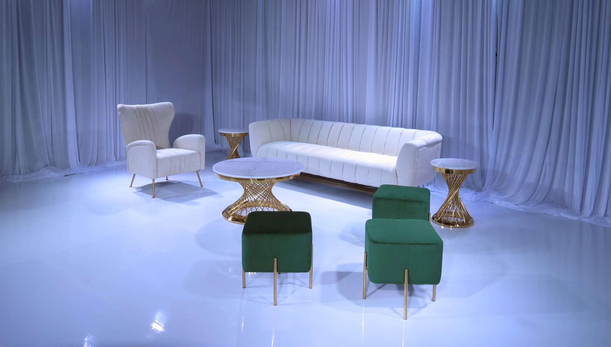 AVENUE SOFA GROUPING 3 - IVORY