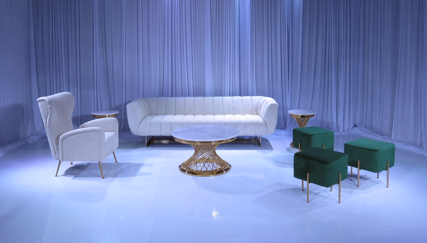 AVENUE SOFA GROUPING 3 - IVORY