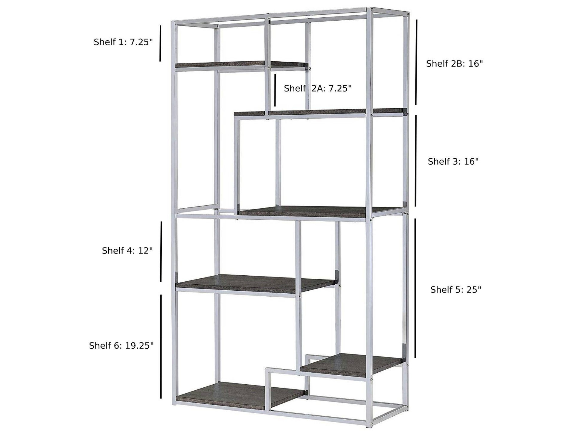 BELVEDERE DISPLAY UNIT - SILVER