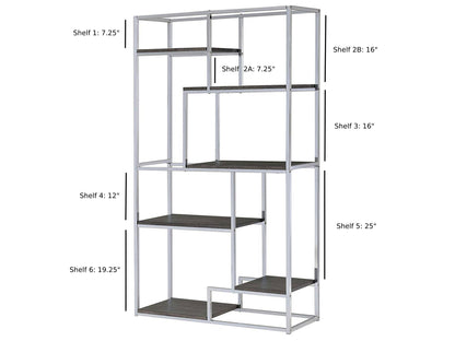 BELVEDERE DISPLAY UNIT - SILVER