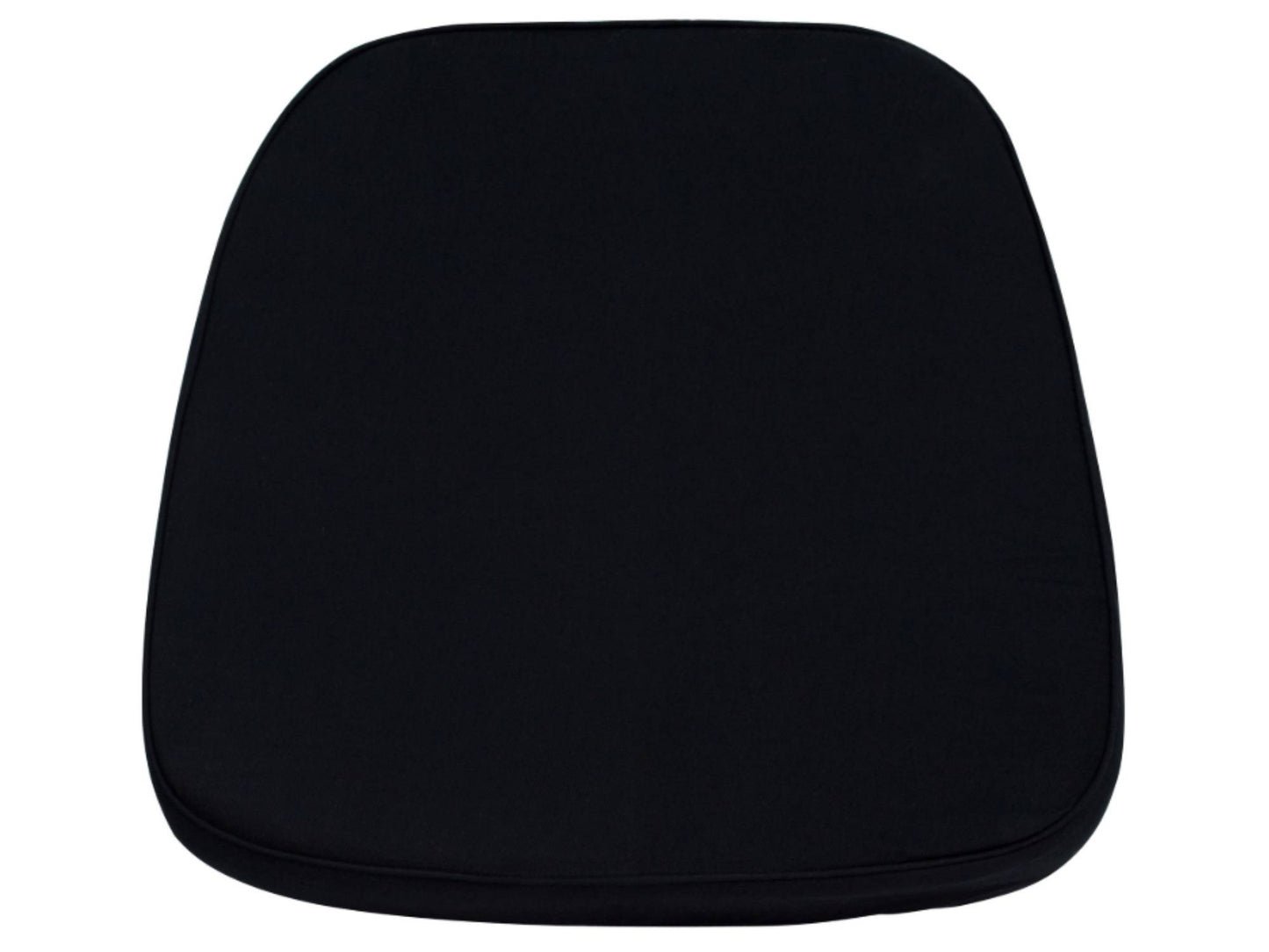 HARD BACK CUSHION FOR CHIAVARI CHAIR- BLACK FABRIC
