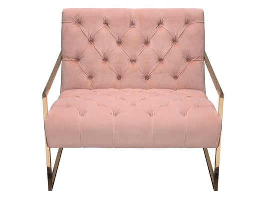 CAMERON ARMCHAIR - BLUSH PINK