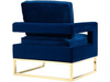 CAPRI ARMCHAIR - NAVY BLUE