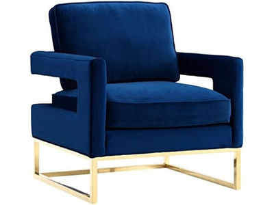 CAPRI ARMCHAIR - NAVY BLUE