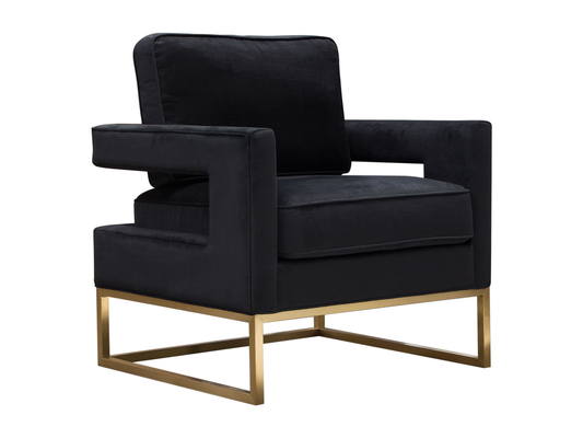 CAPRI ARMCHAIR - BLACK