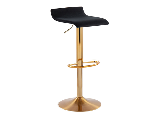 CARSON BARSTOOL - BLACK VELVET