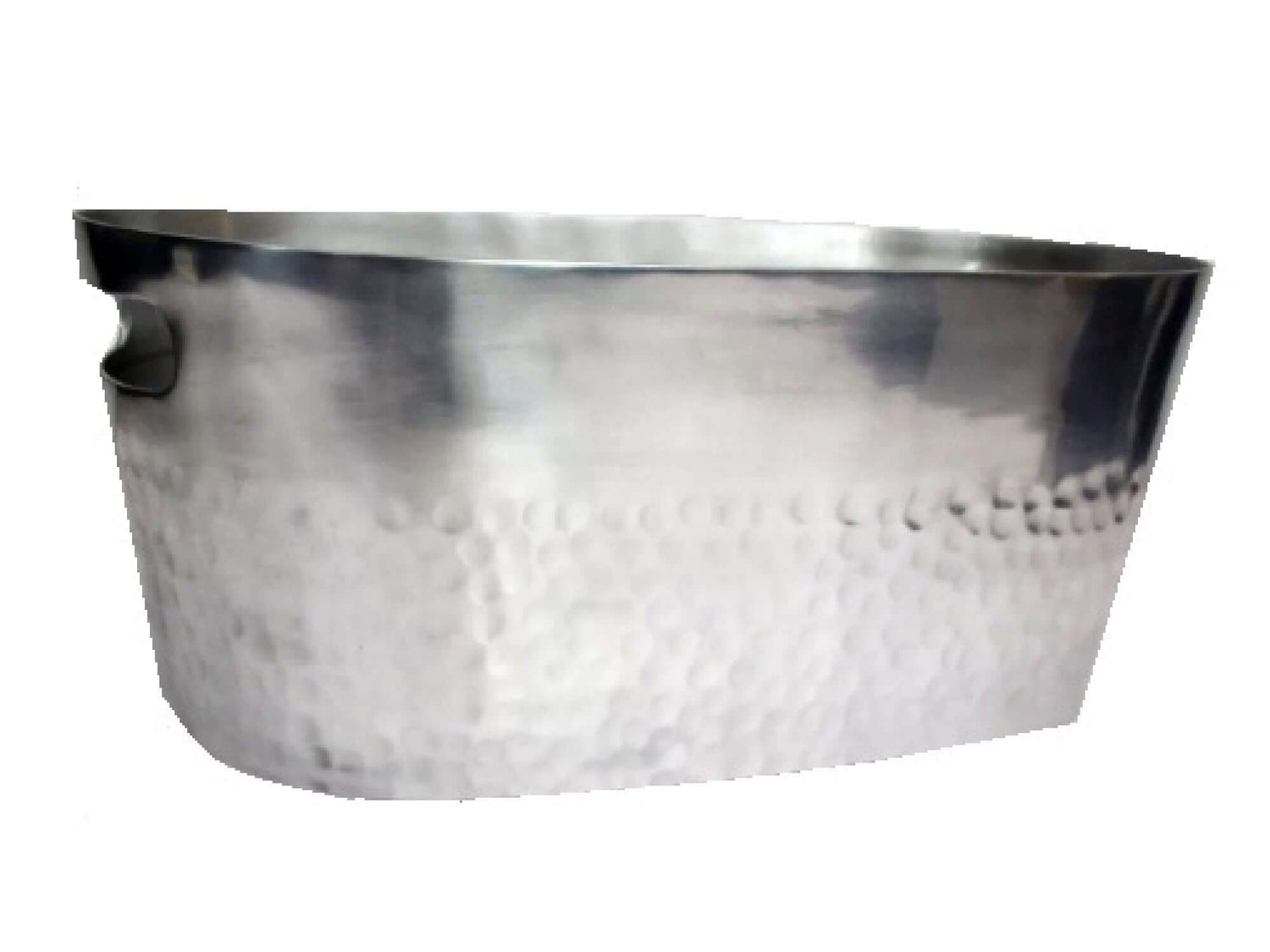 CHAMPAGNE BUCKET | 4Qt - LLL's professional-grade 4qt champagne bucket is perfect for chilling champagne and sparkling wines quickly and efficiently. Its lightweight aluminum construction ensures it lasts and its sleek design looks great on any bar or tab