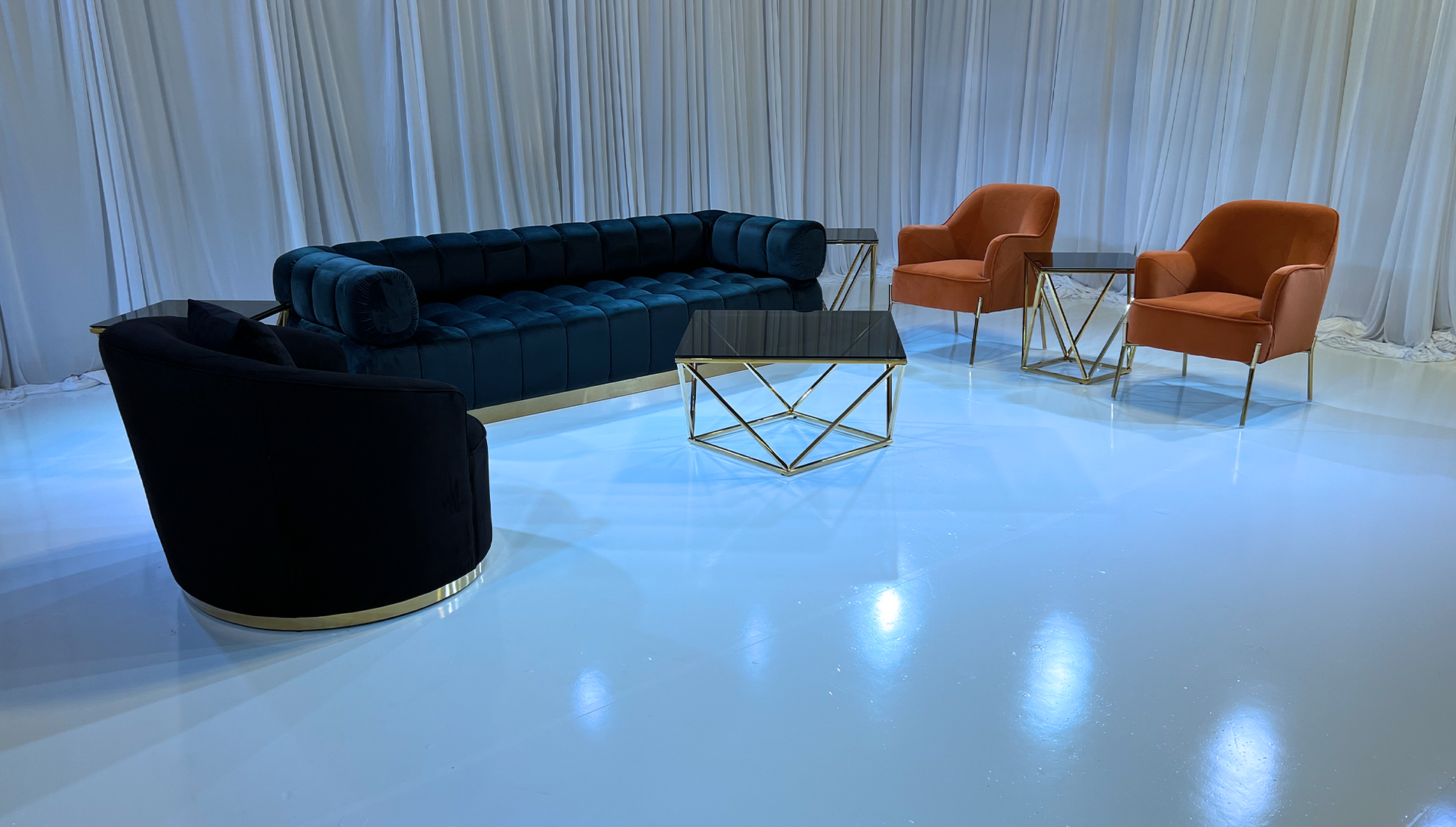 CLOUD SOFA GROUPING 3 - BLACK