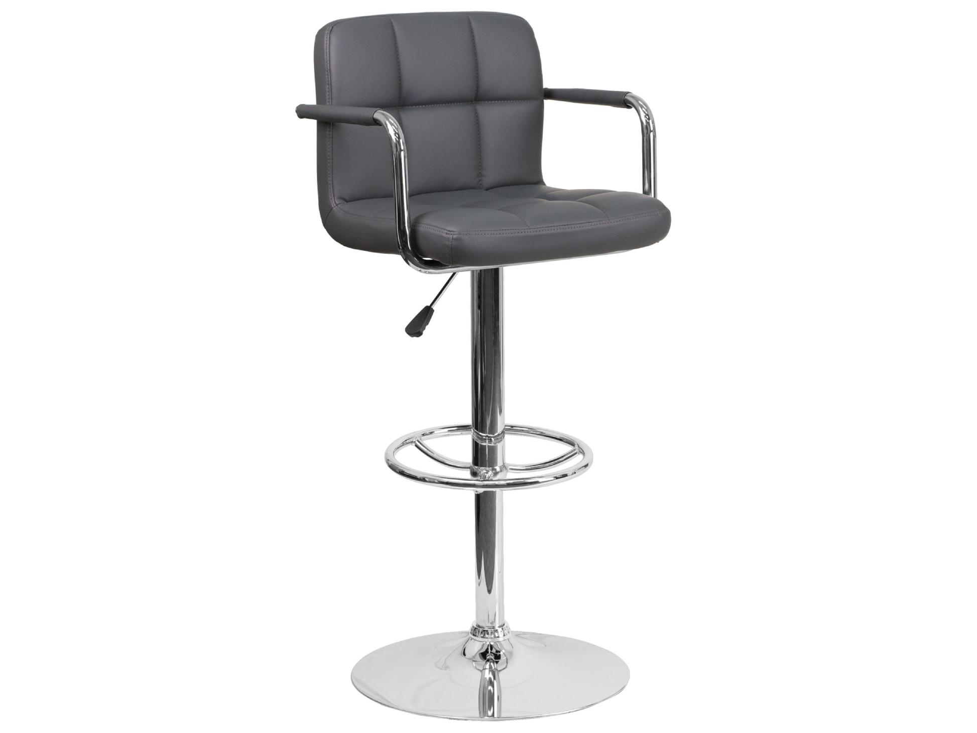 CLUB PANEL BARSTOOL - GREY