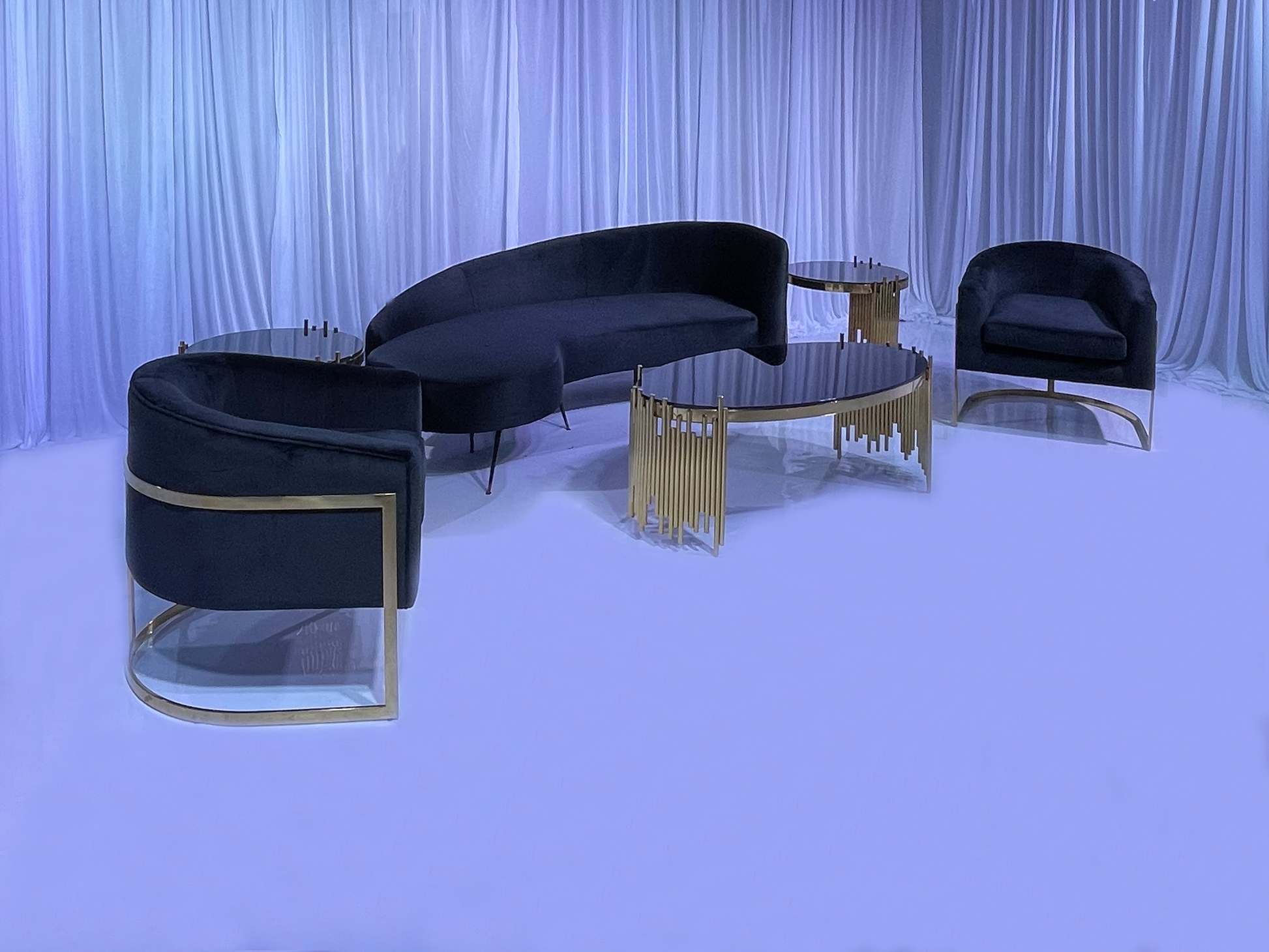 COSMOPOLITAN SOFA GROUPING 1 - BLACK
