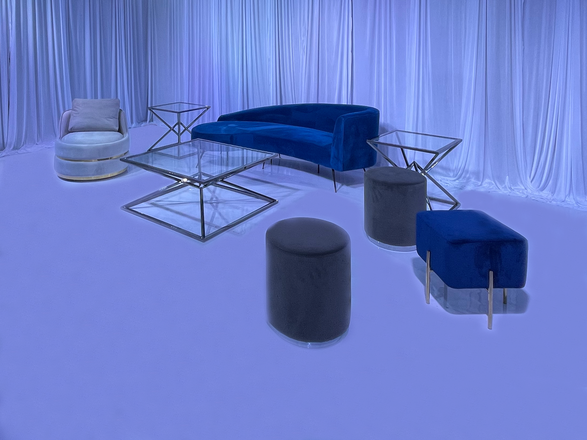 COSMOPOLITAN SOFA GROUPING 2 - NAVY