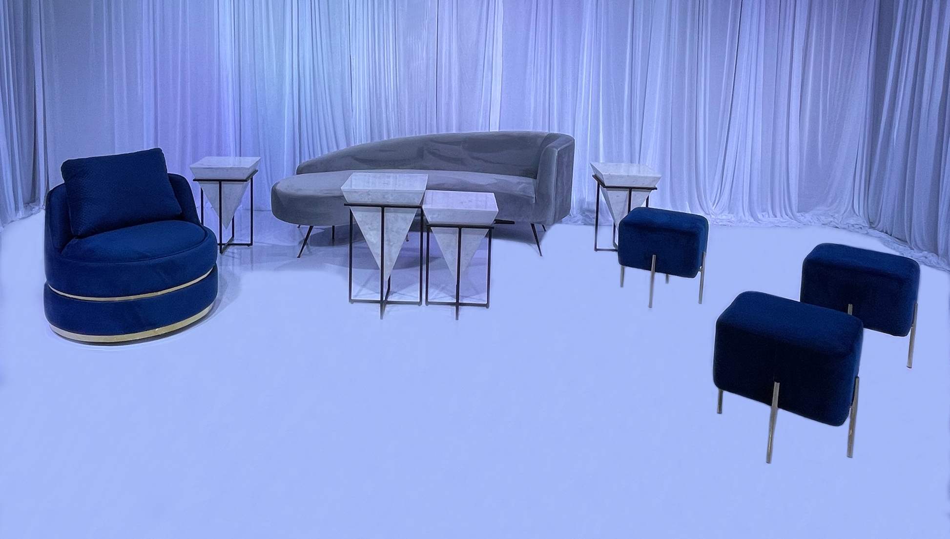 COSMOPOLITAN SOFA GROUPING 2 - GREY