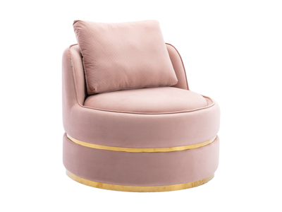 COSMOPOLITAN SWIVEL LOUNGE CHAIR - BLUSH