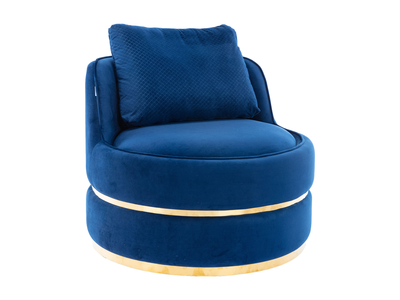 COSMOPOLITAN SWIVEL LOUNGE CHAIR - NAVY