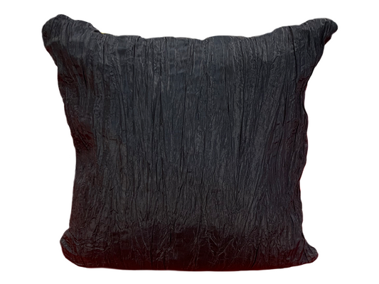 CRINKLE PILLOW - BLACK