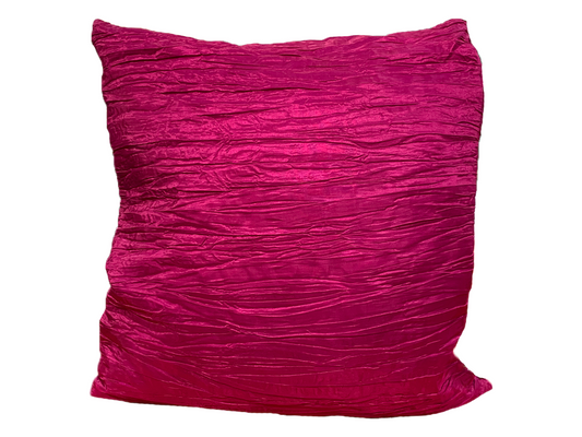 CRINKLE PILLOW - FUCHSIA