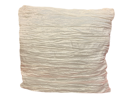 CRINKLE PILLOW - CREAM/IVORY