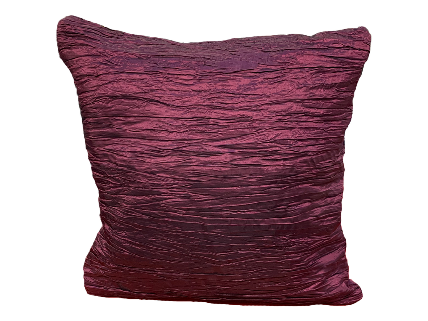 CRINKLE PILLOW - PLUM