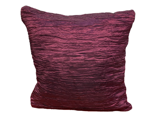 CRINKLE PILLOW - PLUM