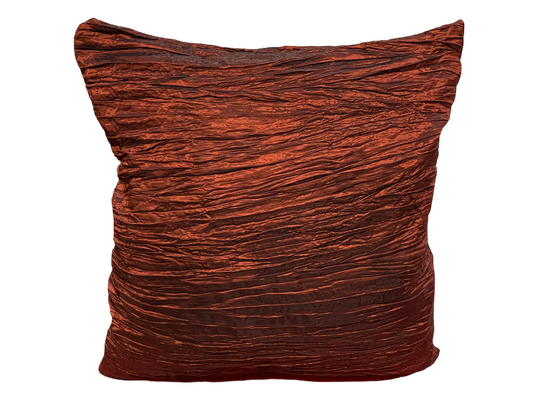 CRINKLE PILLOW - RUST
