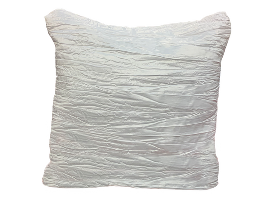 CRINKLE PILLOW - WHITE