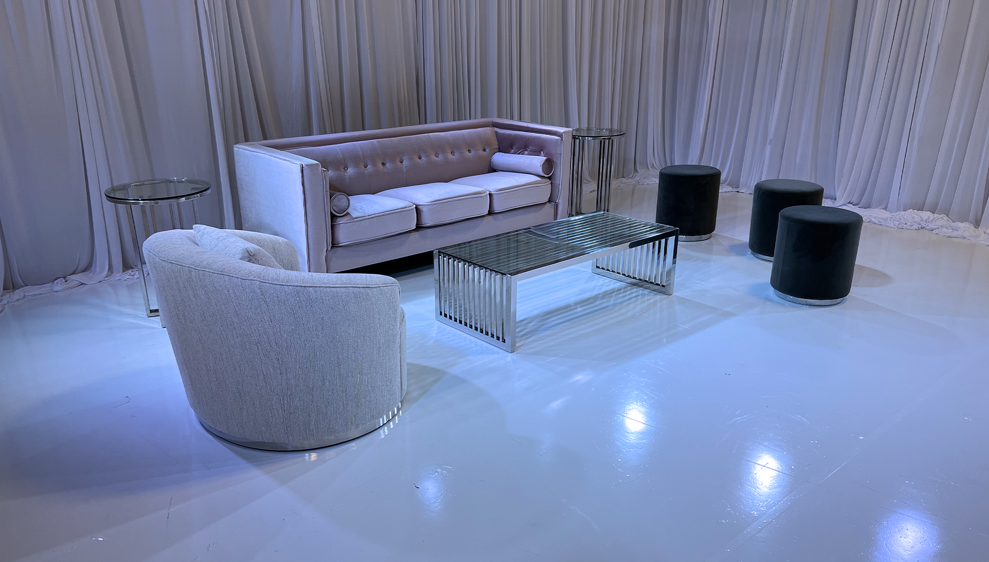 DIOR SOFA GROUPING 3 - BLUSH