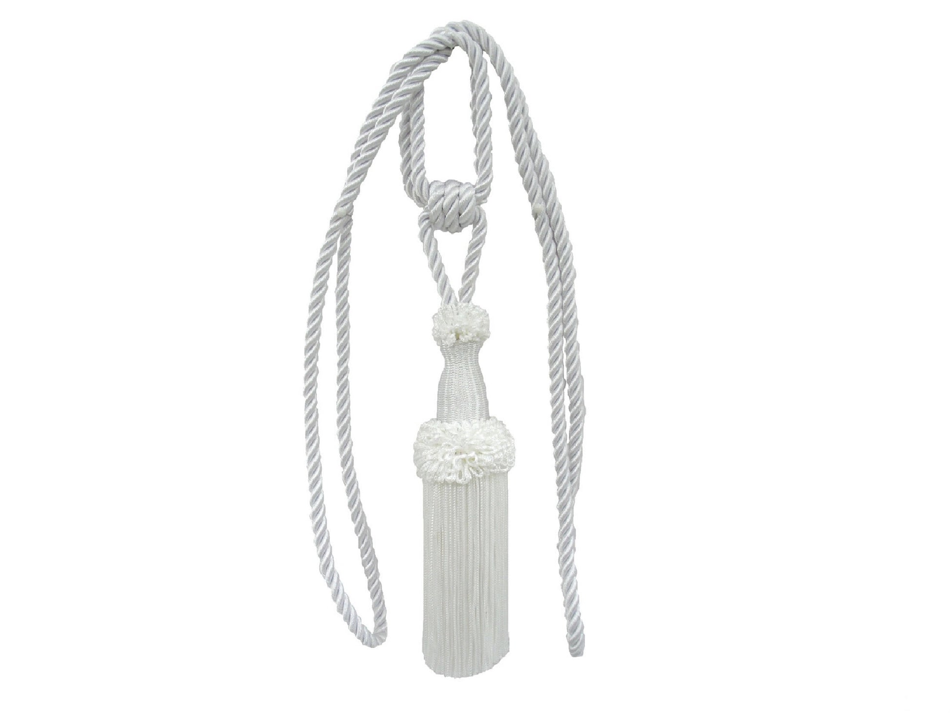 DRAPERY TIEBACK - BRIGHT WHITE