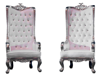 ELIZABETH THRONE CHAIR - PLATINUM