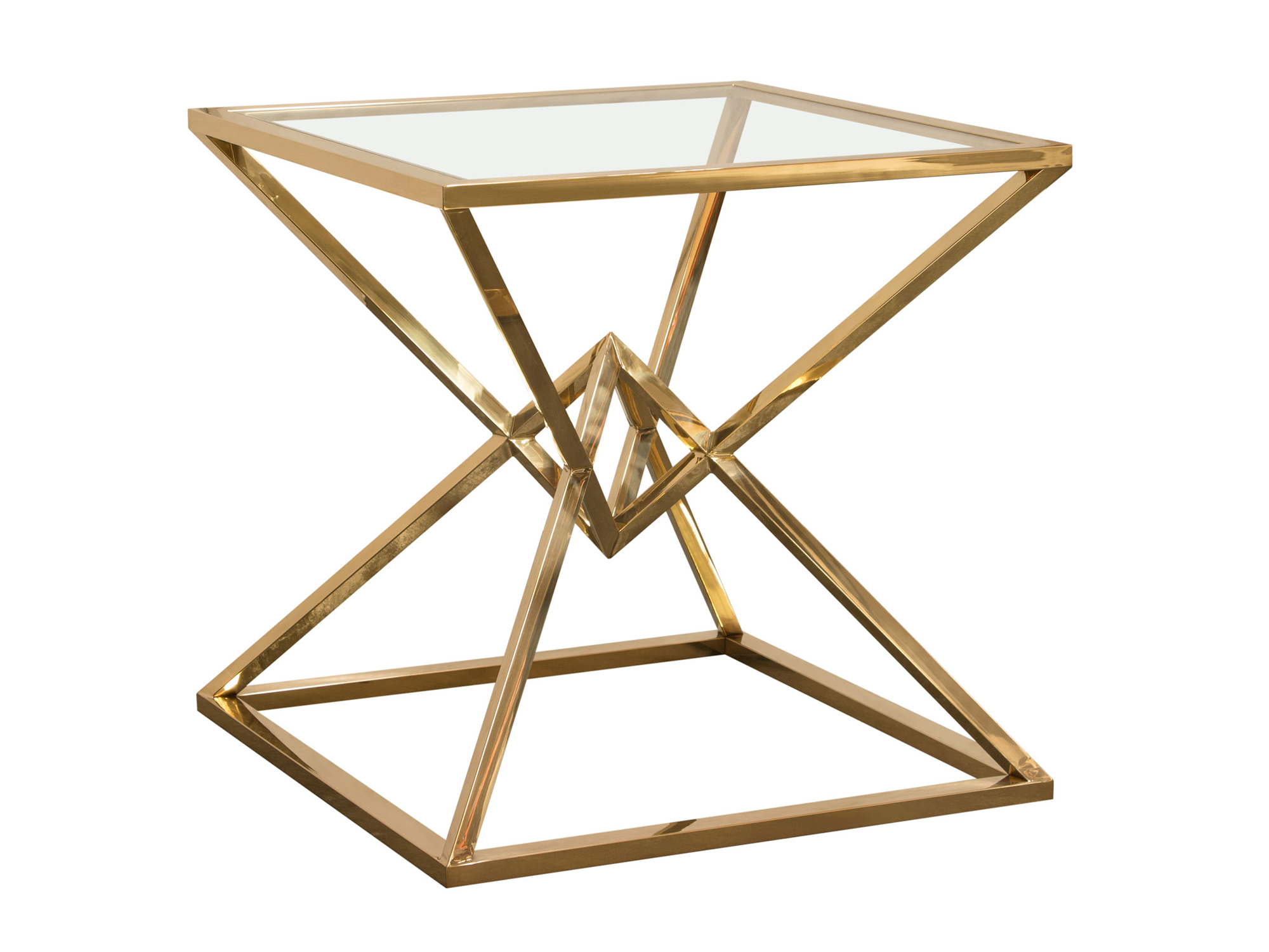 ENCORE ACCENT TABLE - GOLD