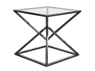 ENCORE ACCENT TABLE - POLISHED BLACK