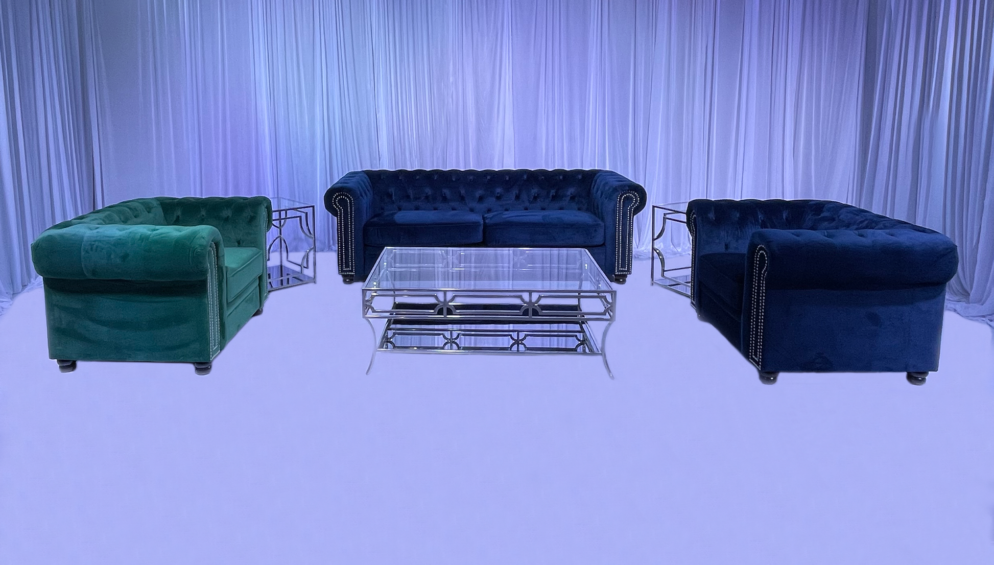 GATSBY SOFA GROUPING 2 - NAVY