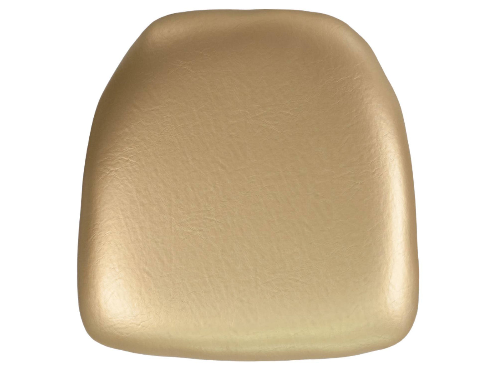 HARD BACK CUSHION FOR CHIAVARI CHAIR- GOLD VINYL