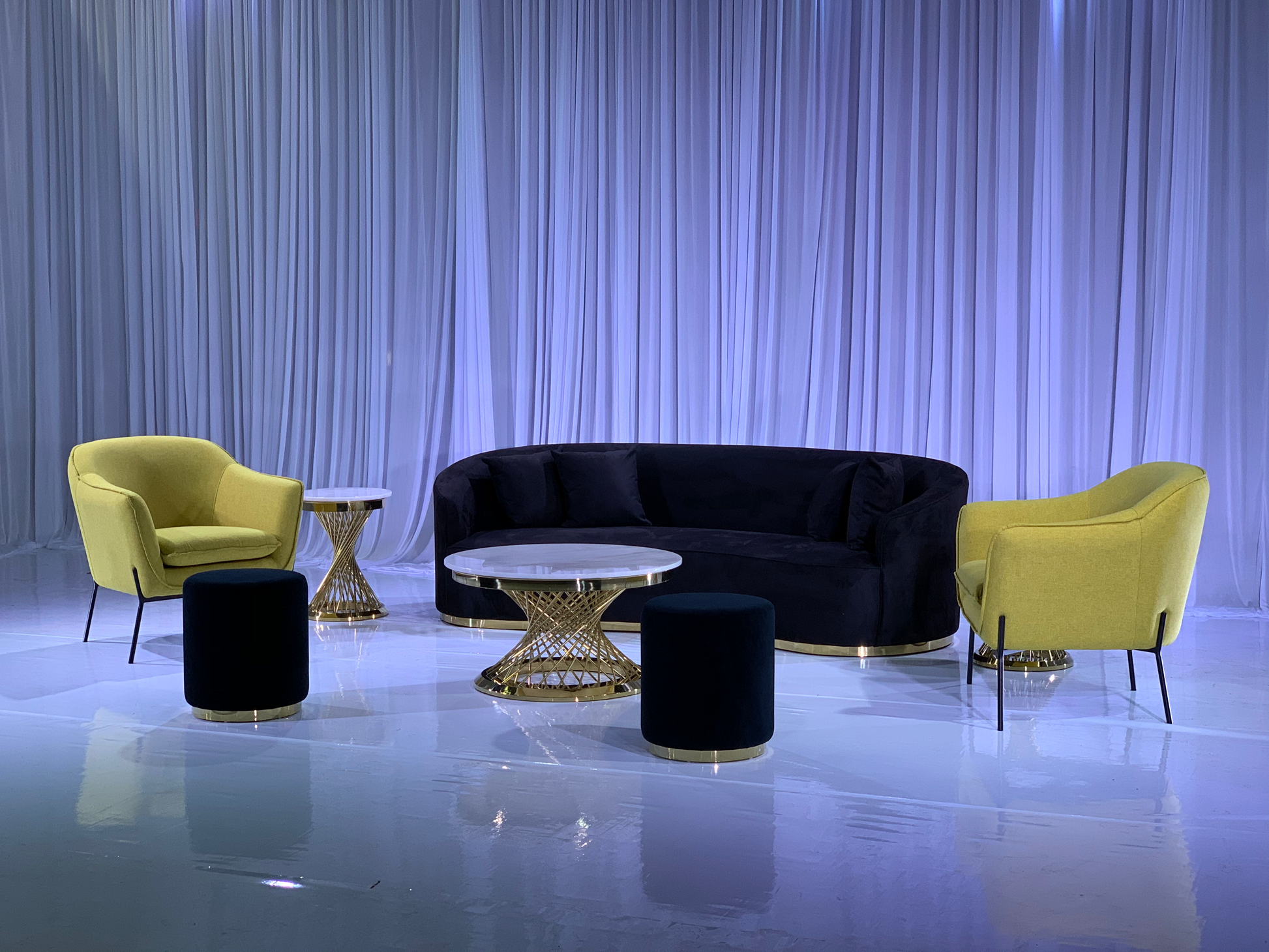 ONYX SOFA GROUPING 3 - BLACK