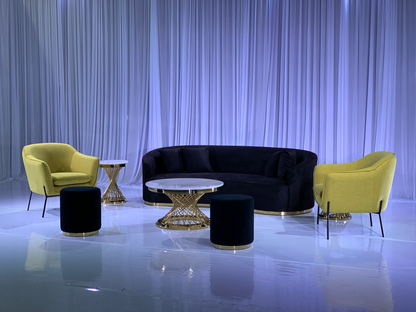 ONYX SOFA GROUPING 3 - BLACK